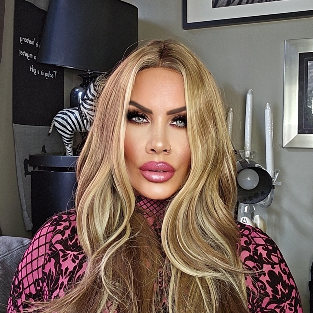 Elegant Blonde And Brown Wig